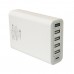 JIANFA [Quick Charge 3.0] 60w 6 Port Desktop USB Charger for iPhone, iPad, Galaxy, Nexus and More (White)